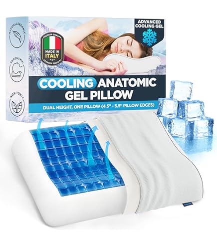 Technogel Deluxe Cooling Gel Pillow - Patented Cooling Technology